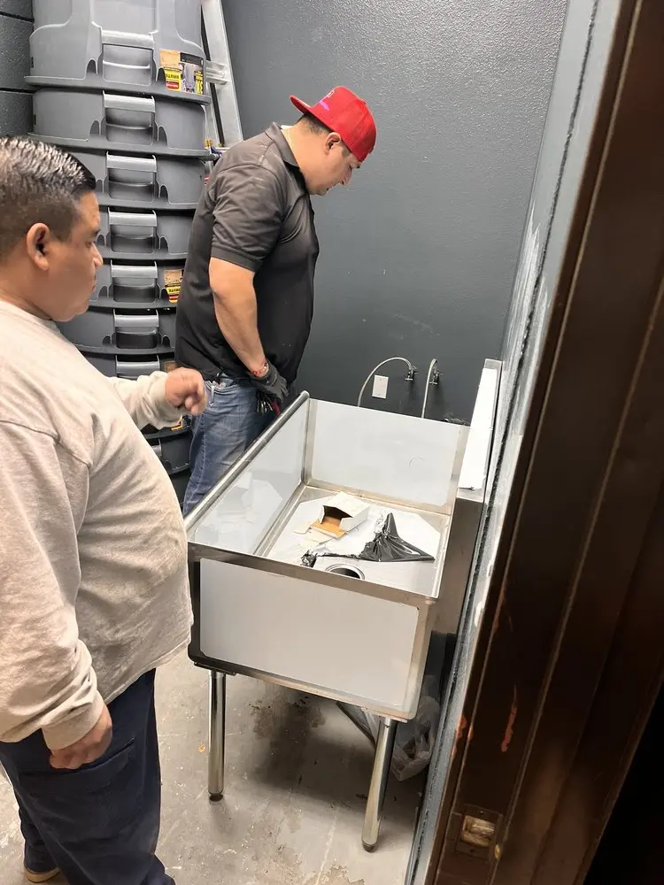 Commercial plumbing and sink installation in Capitol Hill